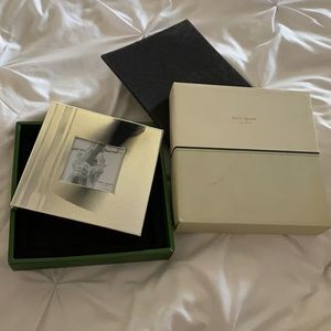 Kate Spade 3x3 silver Picture Frame